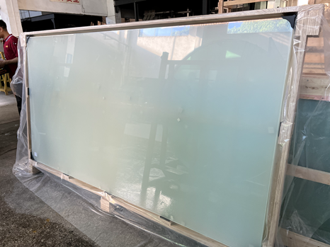 EVA fabric laminated glass