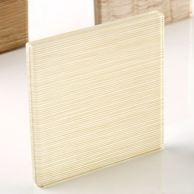 EVA Fabric Laminated Glass Decorative Panel