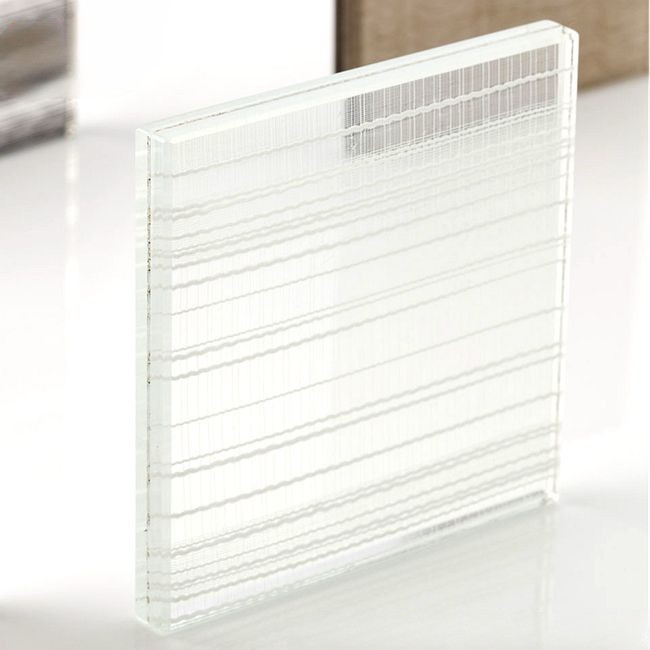 EVA Fabric Laminated Glass Decorative Panel