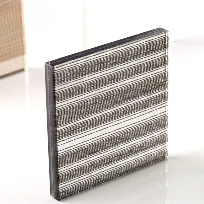 Custom Textured EVA Glass Wall Panels for Modern Interiors