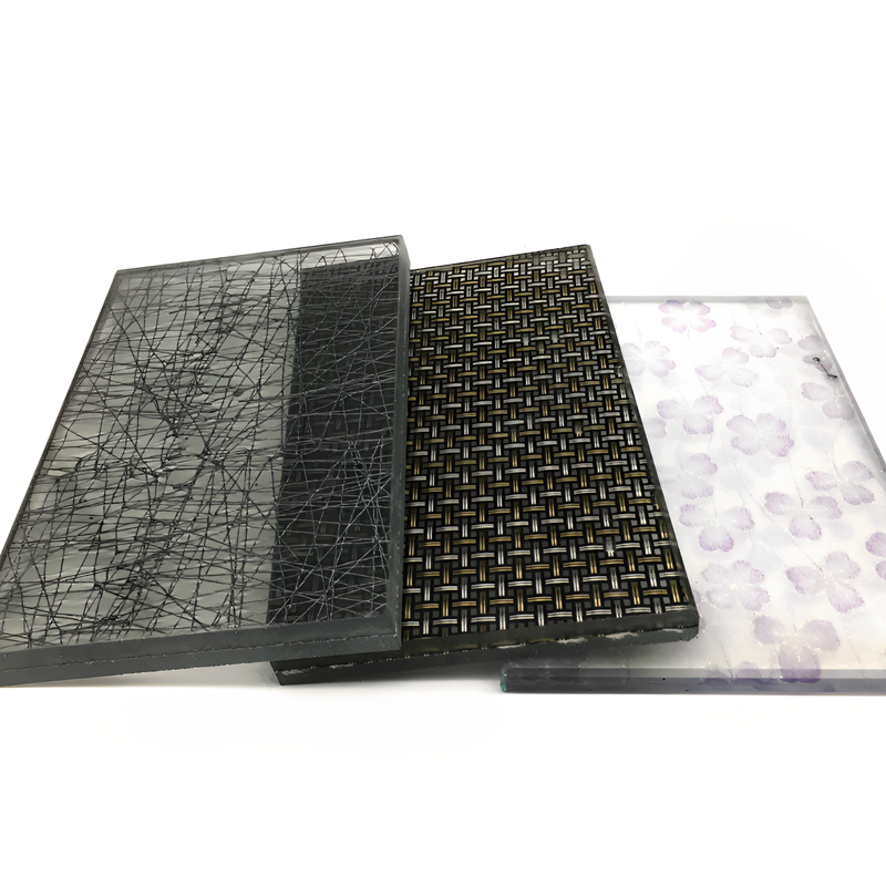 Custom Textured EVA Glass Wall Panels for Modern Interiors