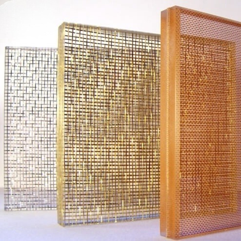 Fabric EVA Laminated Glass Wall Custom Glass Design