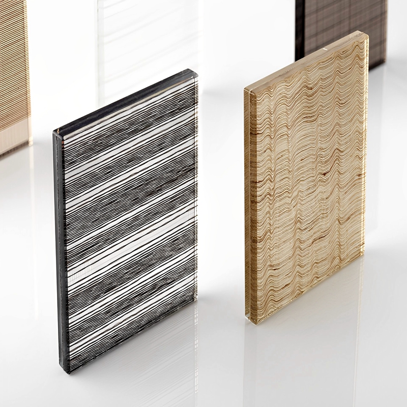 Fabric EVA Laminated Glass Partition