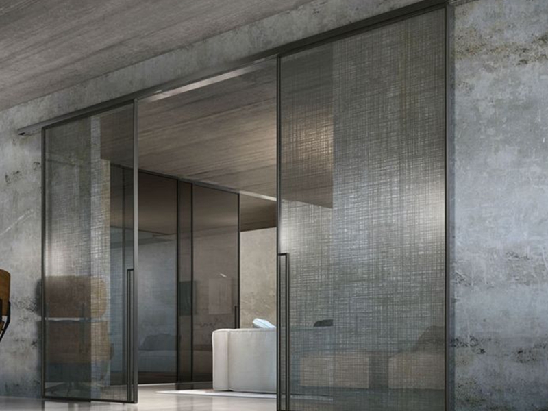 EVA laminated glass partition