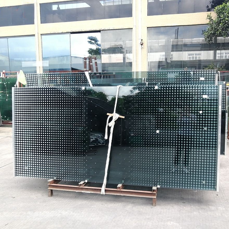 PET Laminated Decorated Glass for Sliding Door