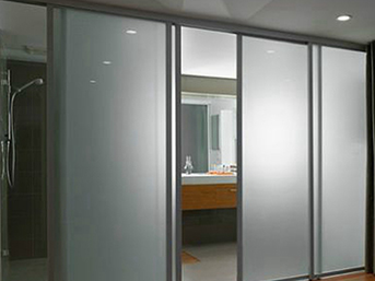 frosted glass
