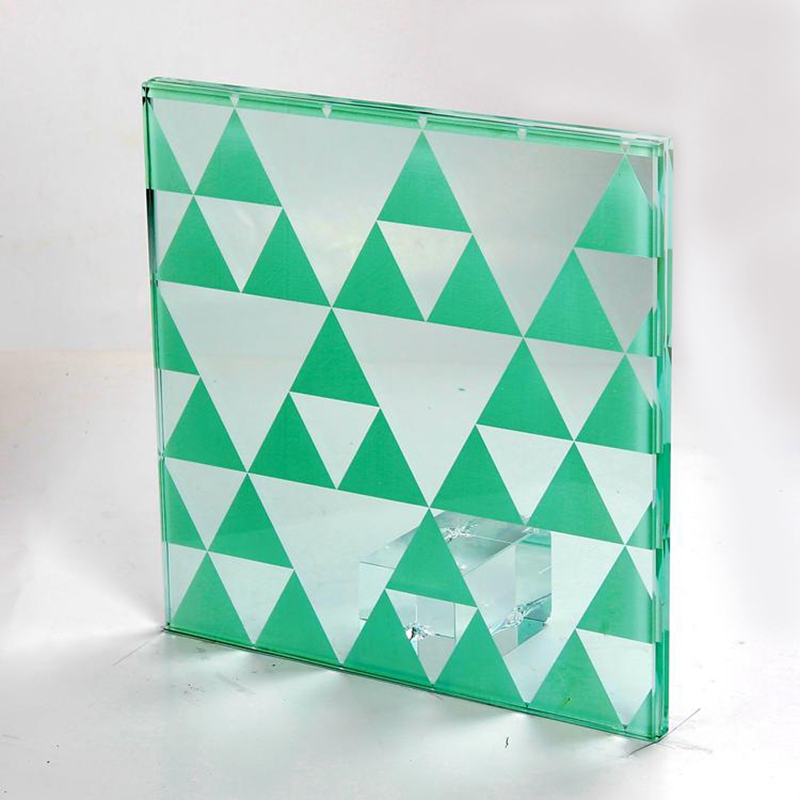 Custom Screen-Printed Laminated Glass Partition Walls