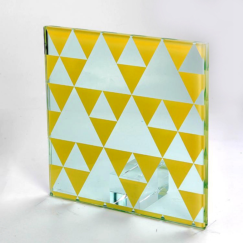 Custom Screen-Printed Laminated Glass Partition Walls