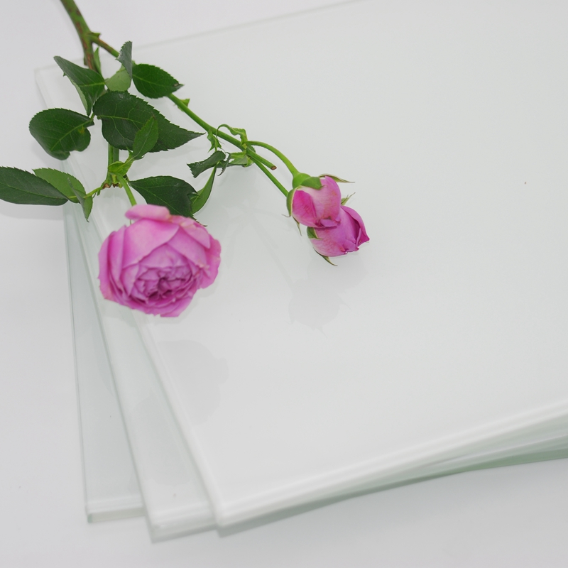 White Film Laminated Glass Privacy Panels for Walls