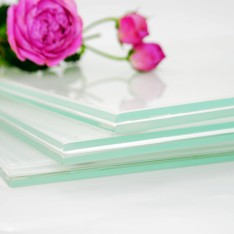 White Film Laminated Glass Privacy Panels for Walls