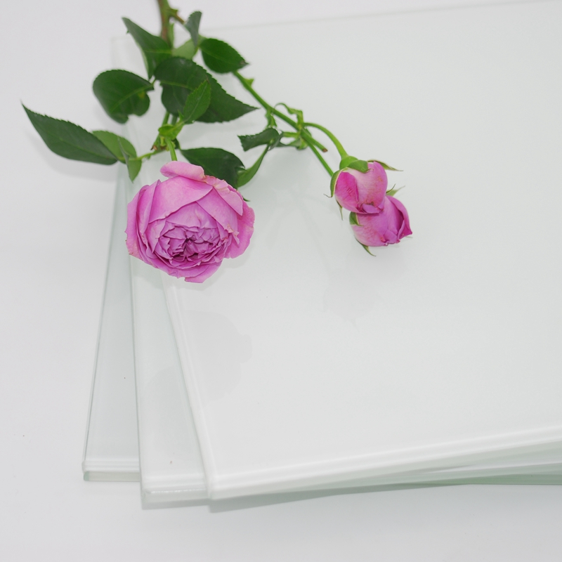 White Film Laminated Glass Privacy Panels for Walls
