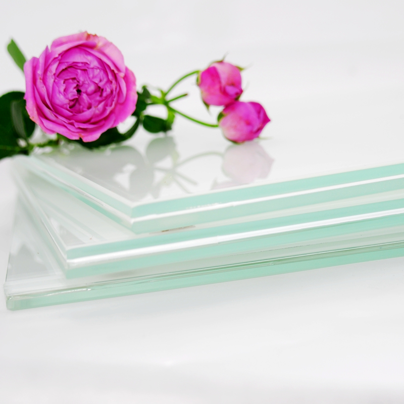 White Film Laminated Glass Privacy Panels for Walls