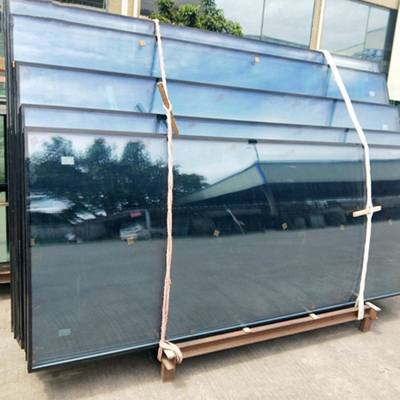 Curved tempered insulated glass for curtain wall