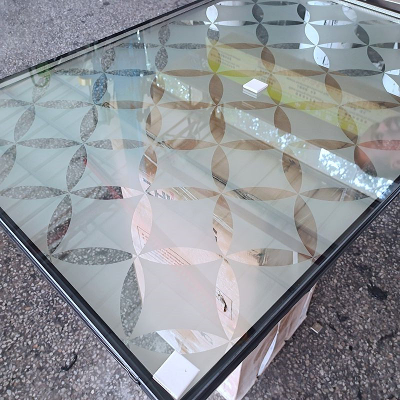 Energy saving heat proof sound proof frosted insulating glass
