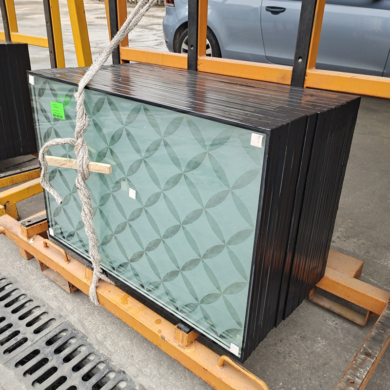 Energy saving heat proof sound proof frosted insulating glass