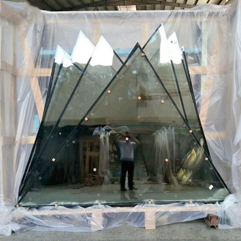 Low e tempered insulated glass DUG glass panels