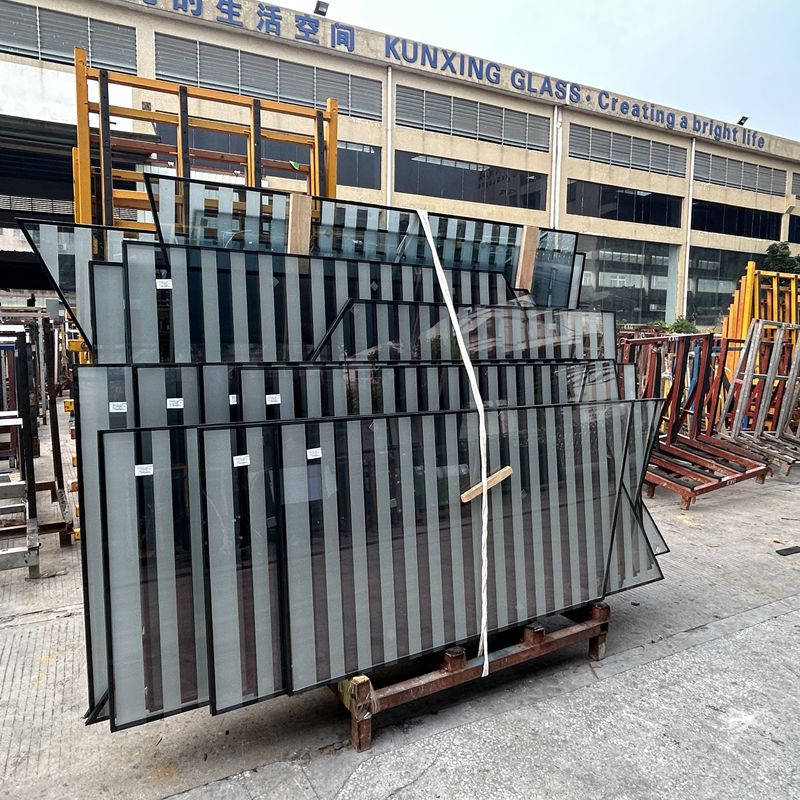 Irregular shape printing insulated glass
