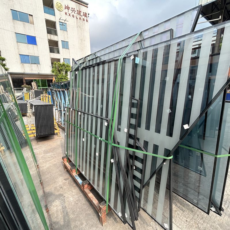 Irregular shape printing insulated glass