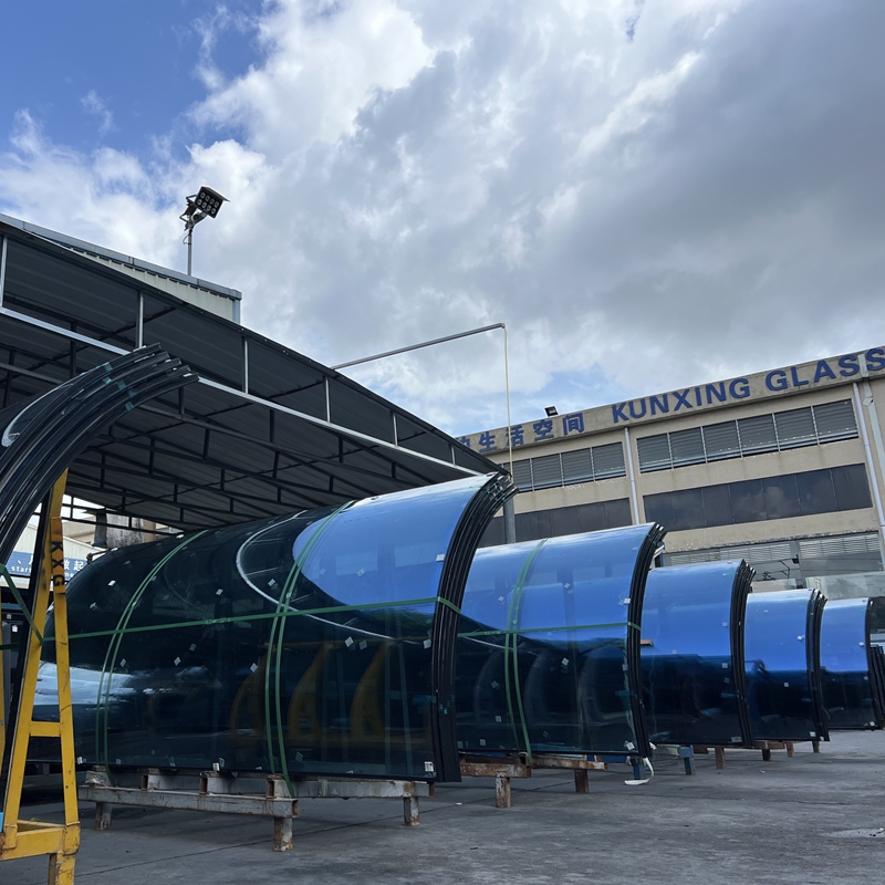 Energy-Efficient Curved Insulated Glass Curtain Wall