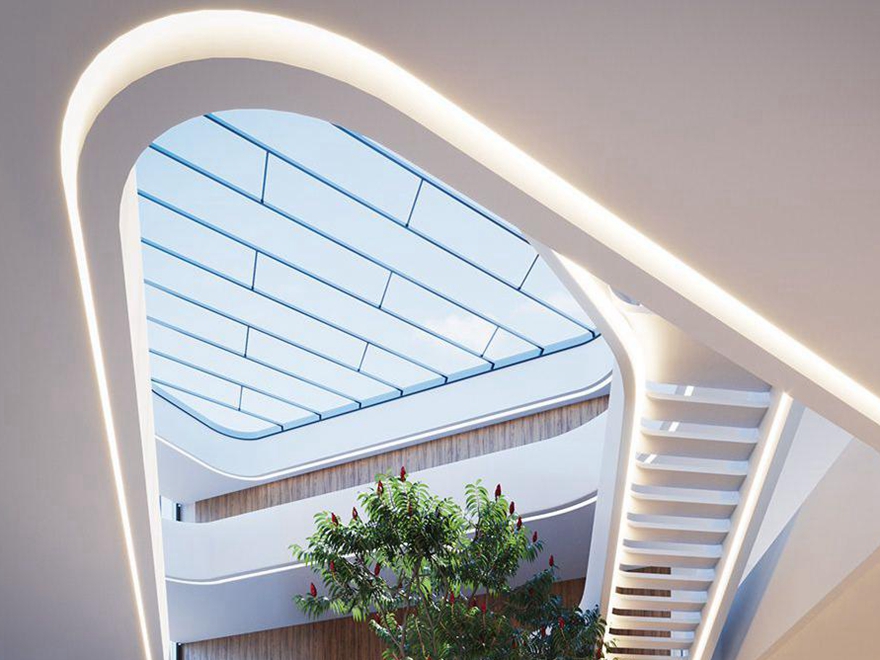 laminated insulated glass roof