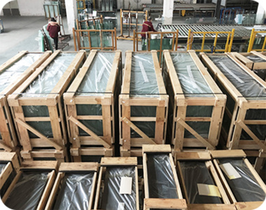 Glass facade