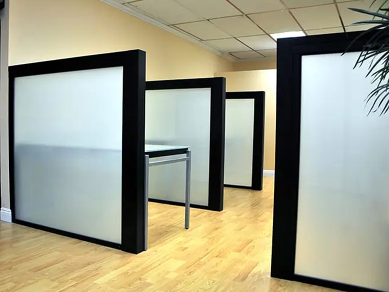 Frosted Tempered Glass Partition