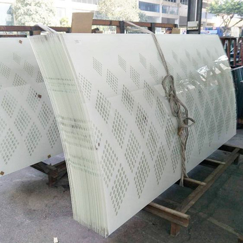 color silk screen printing tempered glass