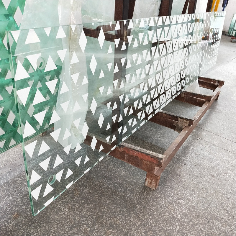 color silk screen printing tempered glass