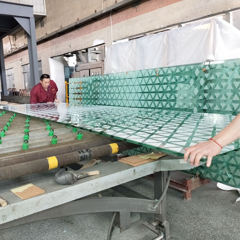 color silk screen printing tempered glass