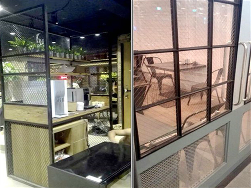 anti-fireproof wire mesh glass