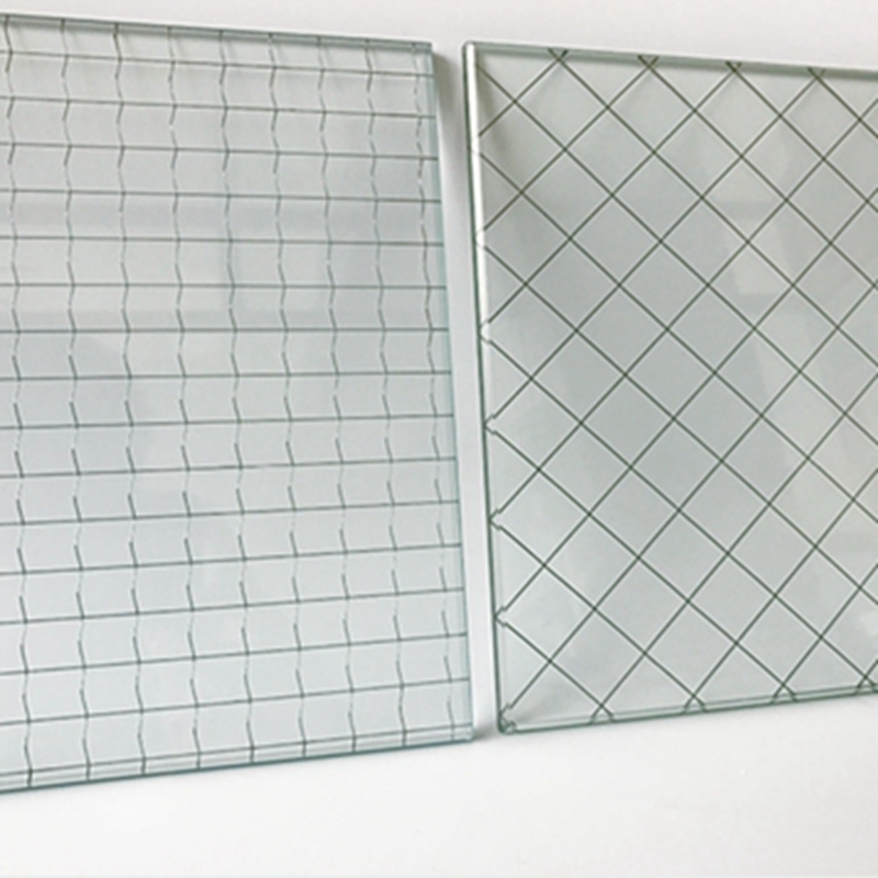 Fire Resistant Glass with Metal Mesh