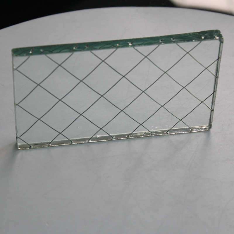 Fire Resistant Glass with Metal Mesh