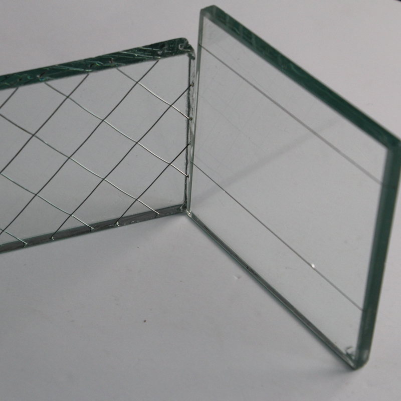 Fire Resistant Glass with Metal Mesh