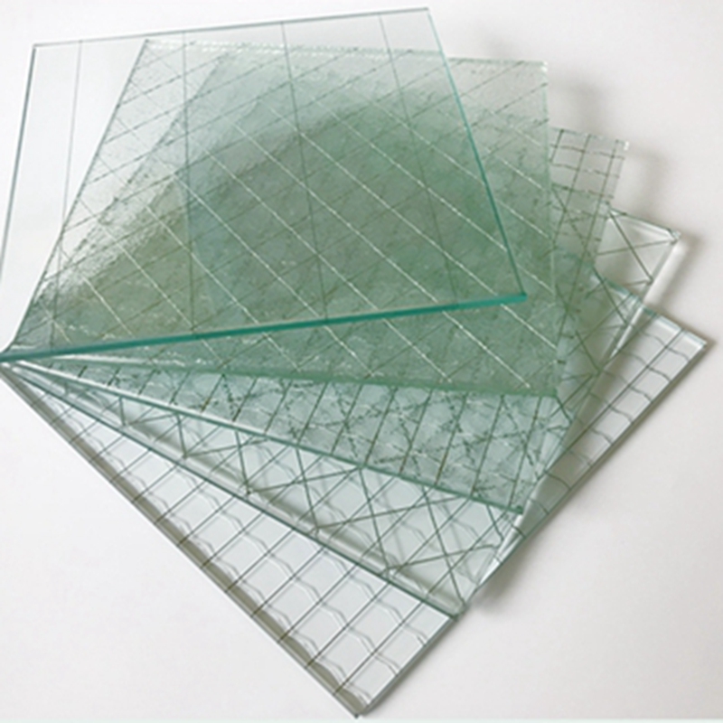 Fire Resistant Glass with Metal Mesh