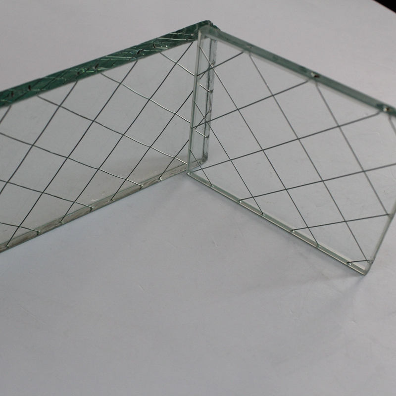 Fire Resistant Glass with Metal Mesh