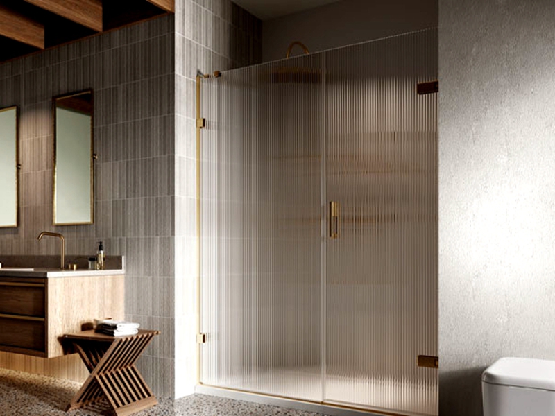 opaque fluted glass