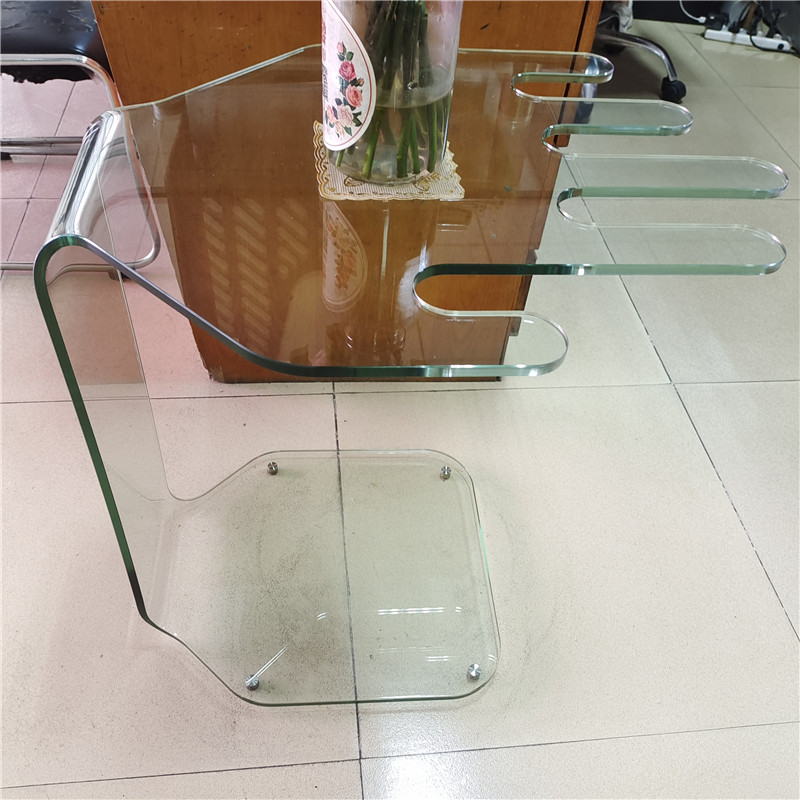 Custom 10mm 12mm hot bent curved glass