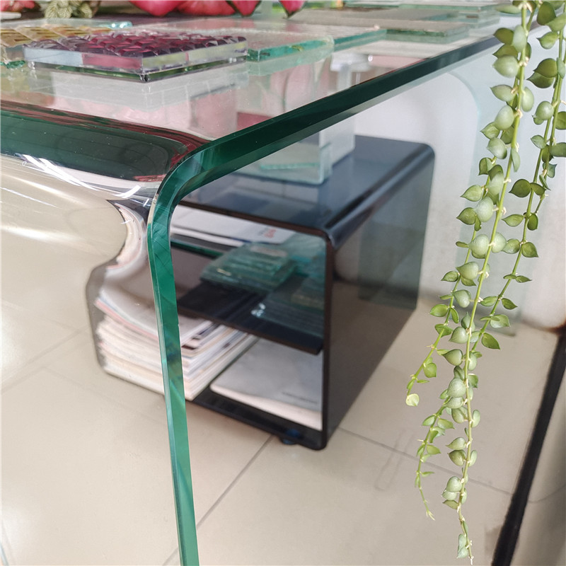 Custom 10mm 12mm hot bent curved glass