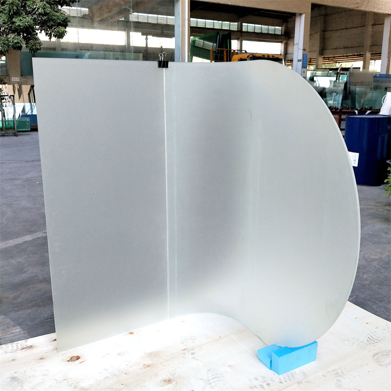 Custom 10mm 12mm hot bent curved glass