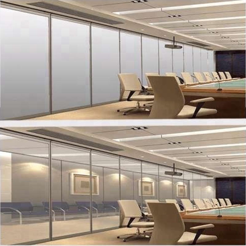 smart switchable glass design partition wall