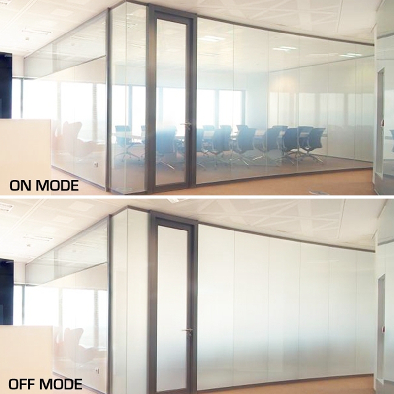 smart switchable glass design partition wall