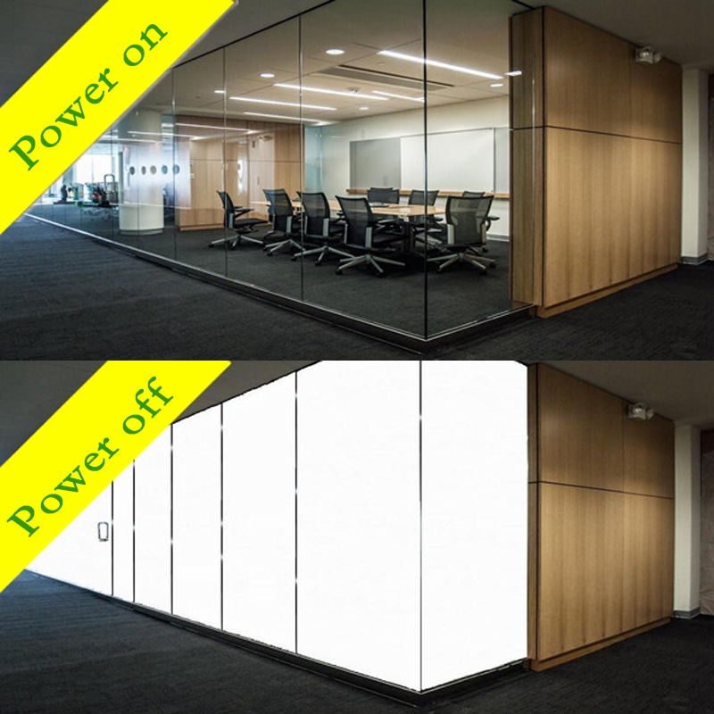 smart switchable glass design partition wall