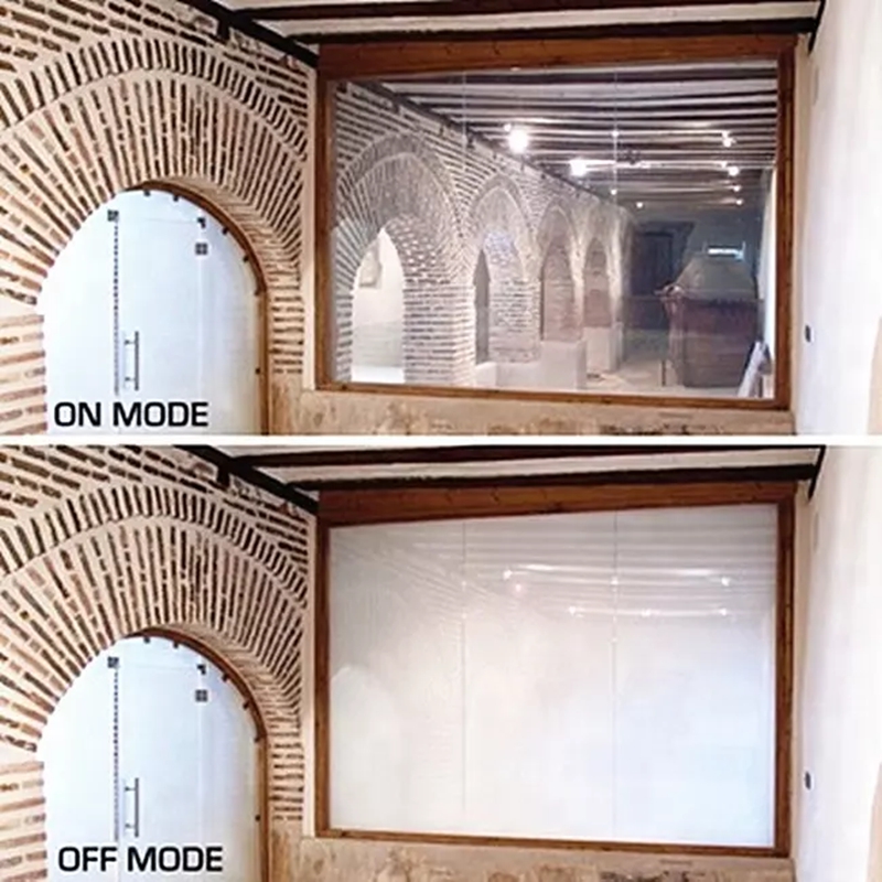 smart switchable glass design partition wall