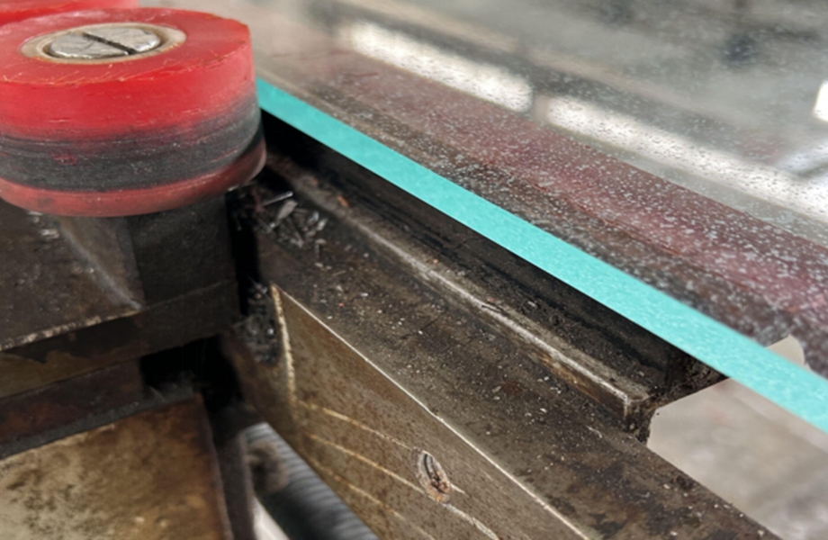 polished edge glass