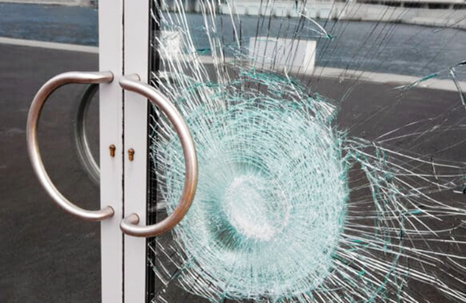 bulletproof glass window