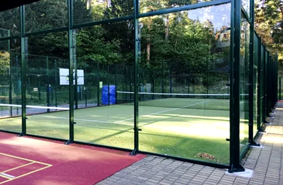 tennis court wall toughened wall
