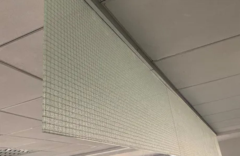 safety mall smoke glass barriers