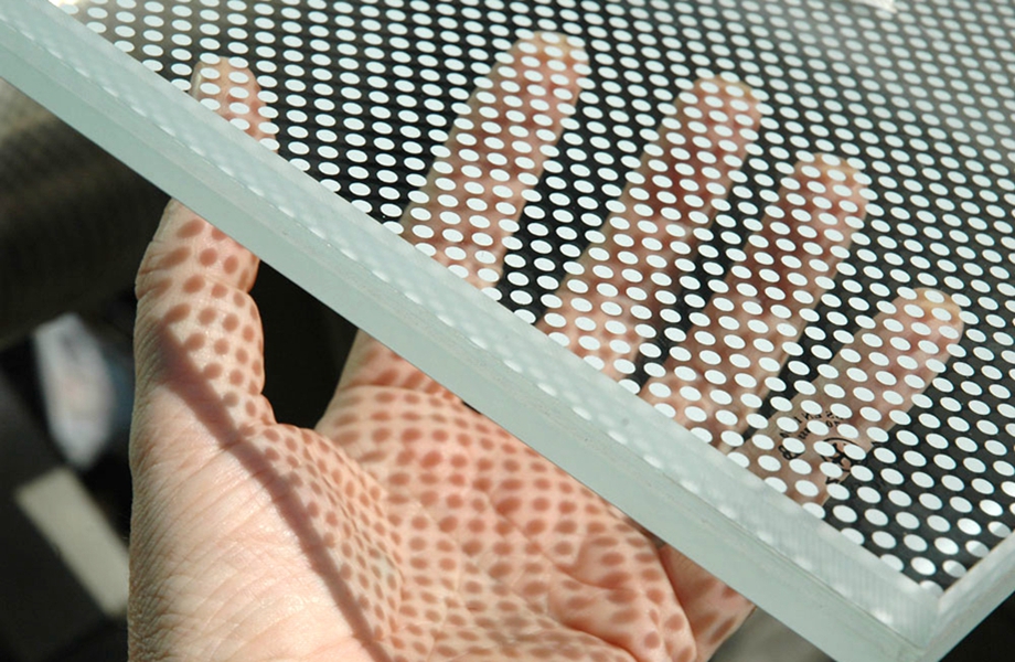 silkscreen printing glass wall
