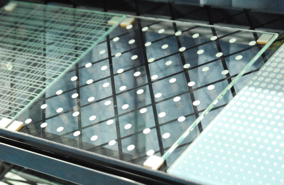 silkscreen printing glass wall