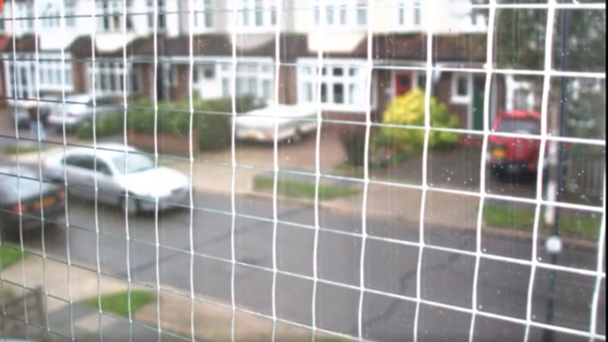wire mesh glass